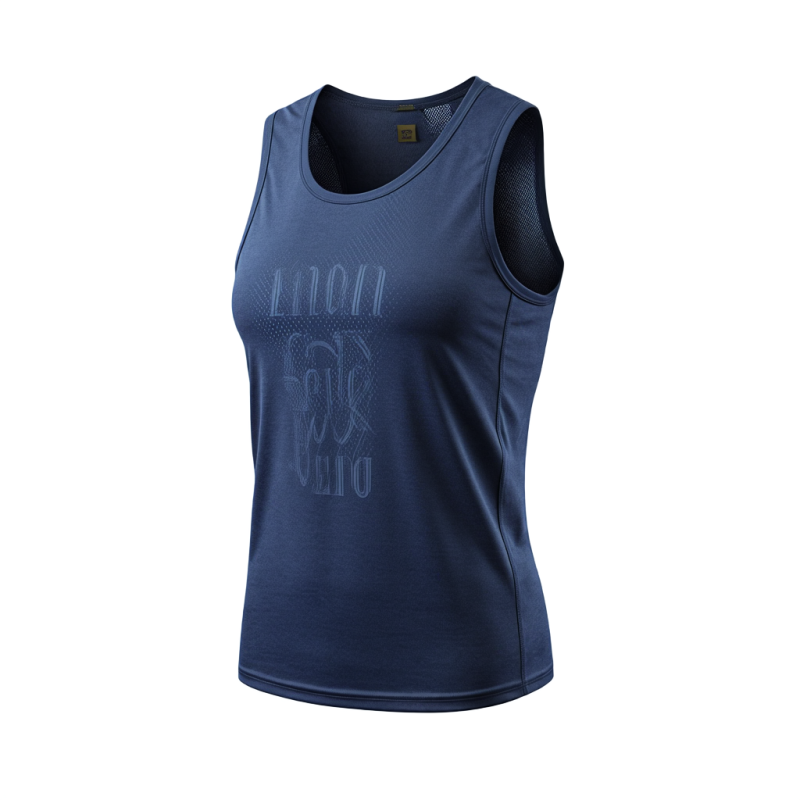 Navy Blue Quick Dry Sports Vest - For Men